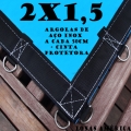 Lona Poly-Lona de Polyethileno 2x1,5 Azul + Argolas INOX Lona Poly-Lona de Polyethileno 2x1,5 Azul + Argolas INOX